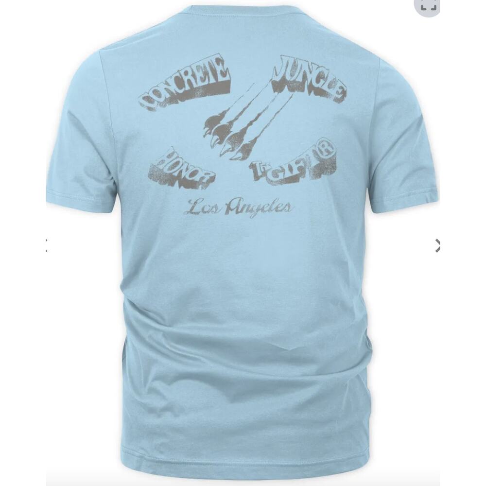 NWT HTG HONOR THE GIFT CONCRETE JUNGLE T-SHIRT, Light Blue, Medium 60$
